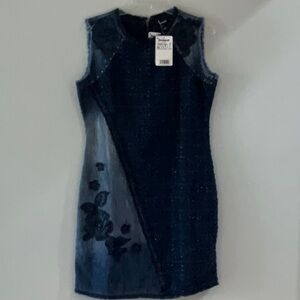 Desigual Denim Achilles Dress USA 8